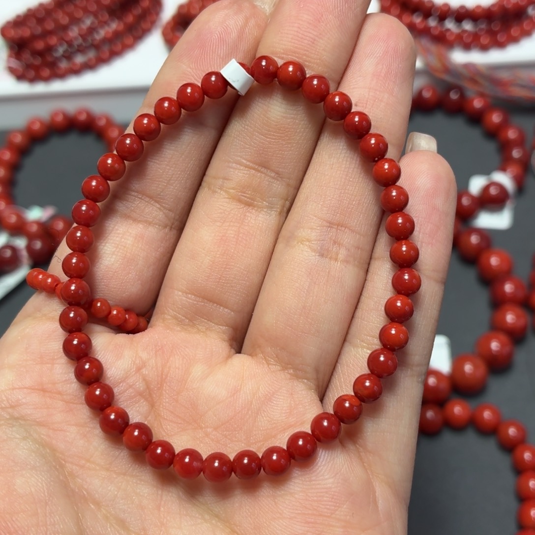 南红玛瑙未镶嵌玫瑰偏锦满肉4.5+手围16毕业