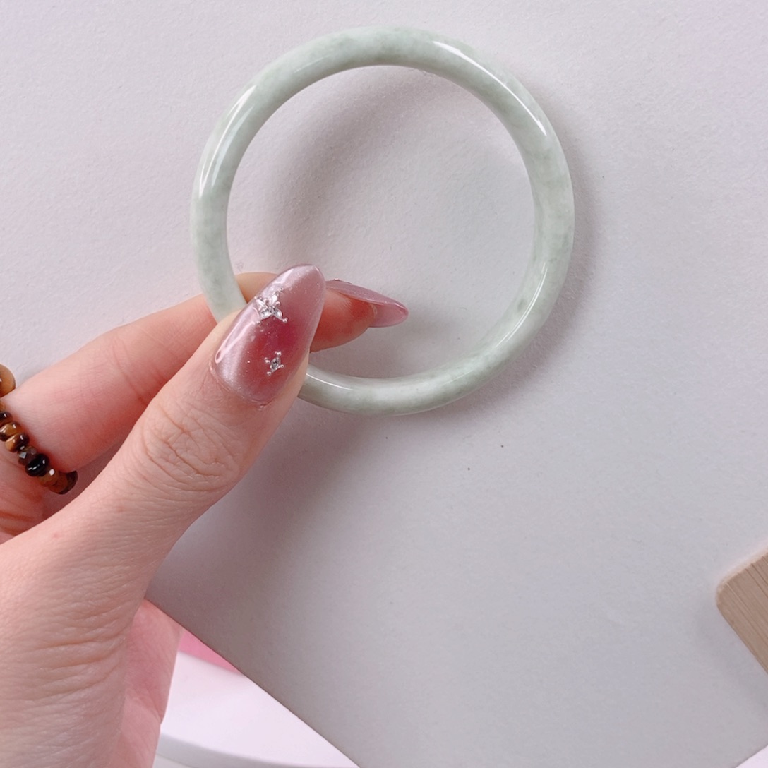 蓝田玉（蛇纹石化大理石玉）手镯未镶嵌艺*宝