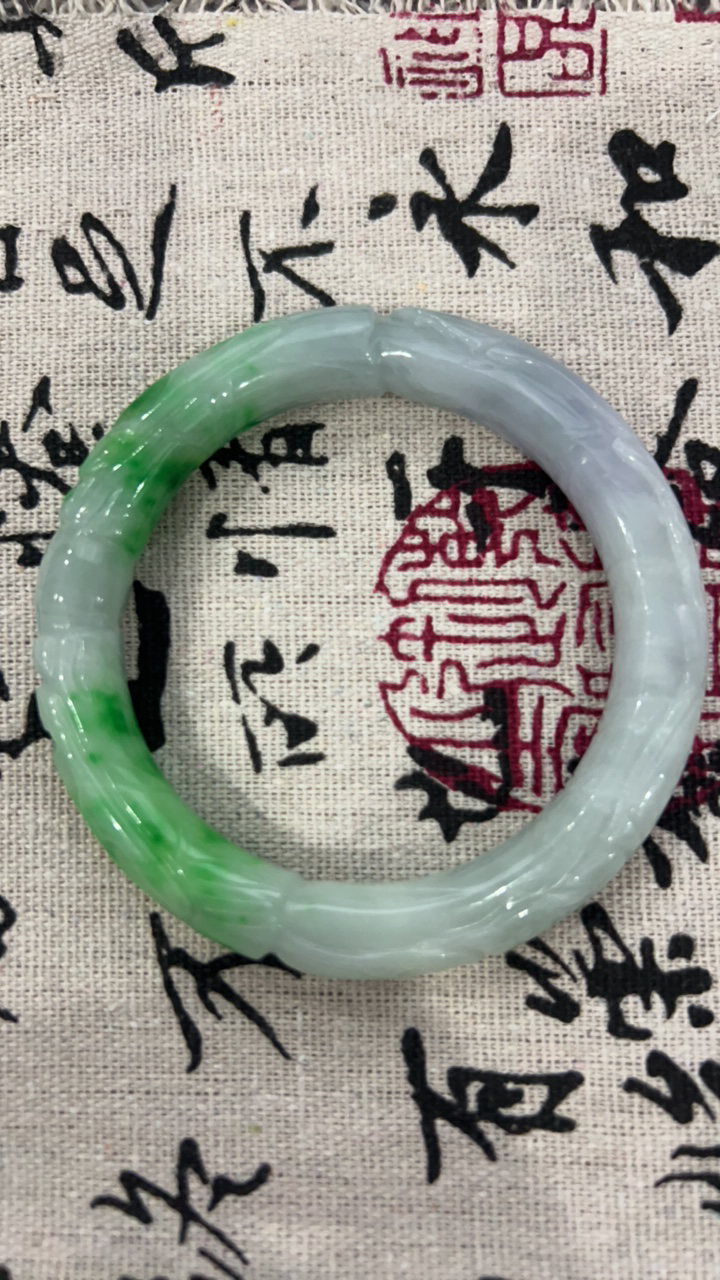 W2205-五九➕缅甸翡翠手镯