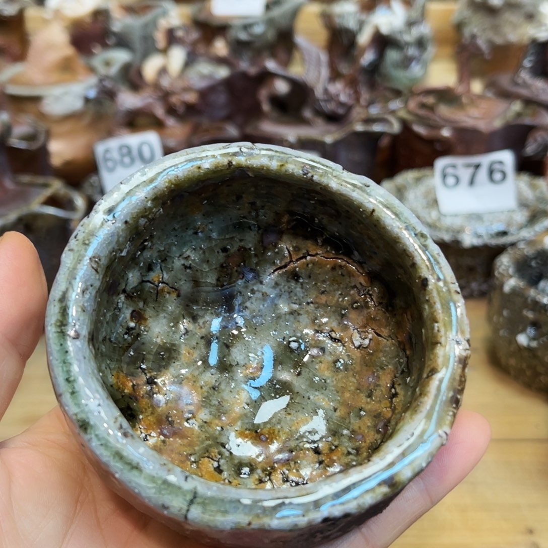 杯柴烧粗陶手捏杯特价