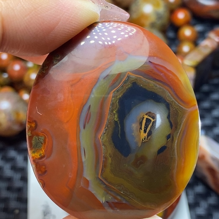 玛瑙/玉髓颈饰未镶嵌老*乐