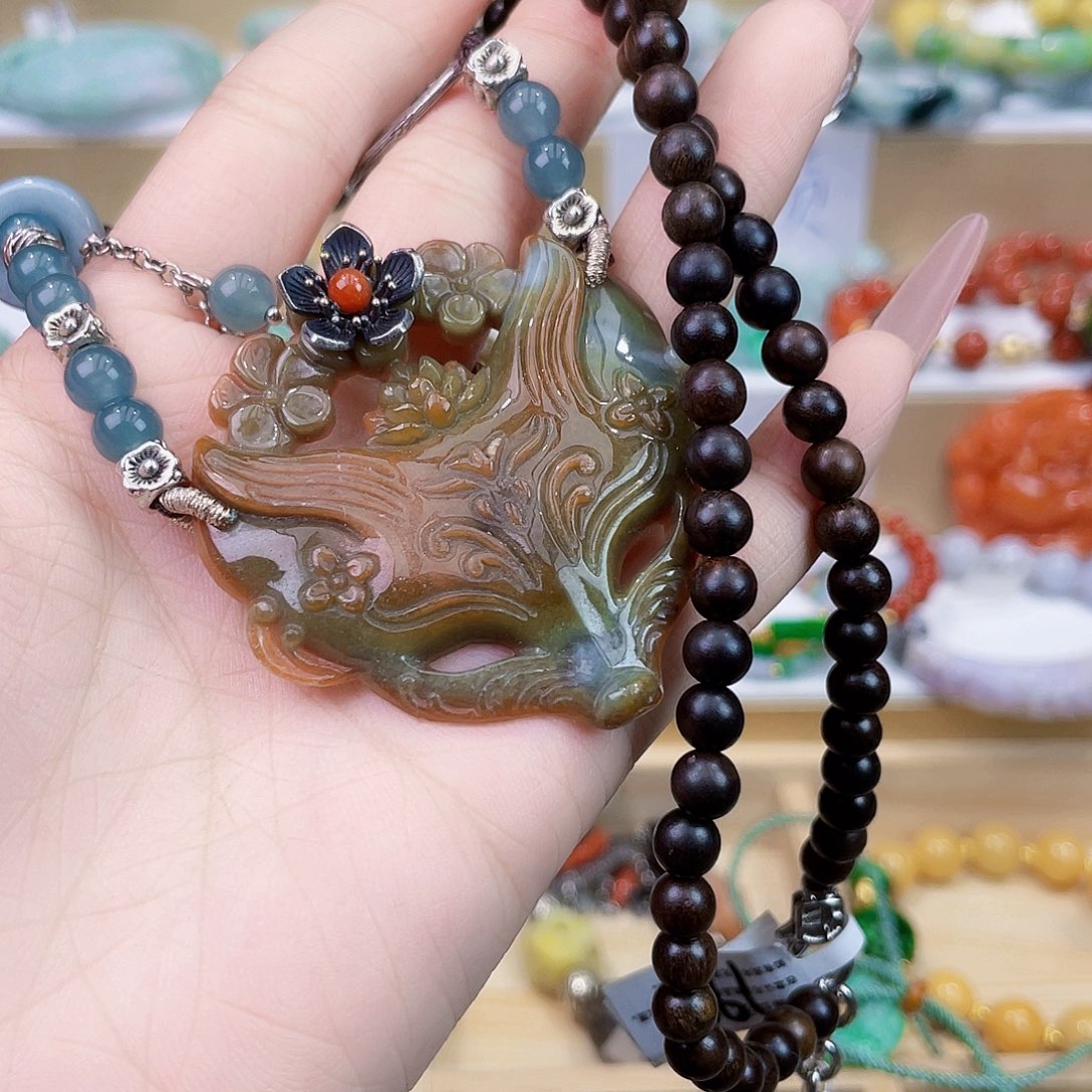 般***若翡翠未镶嵌手链手链