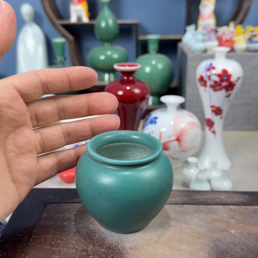 陶瓷手工小花器摆件