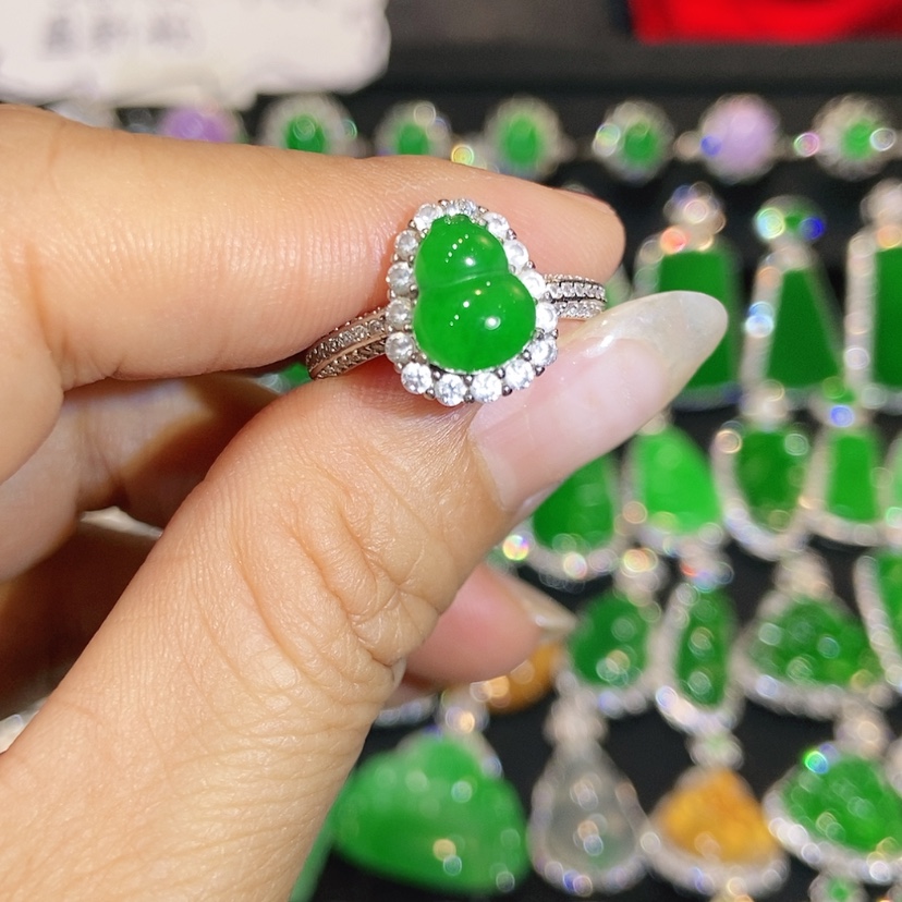 【闪购商品】翡翠戒指未镶嵌天然翡翠