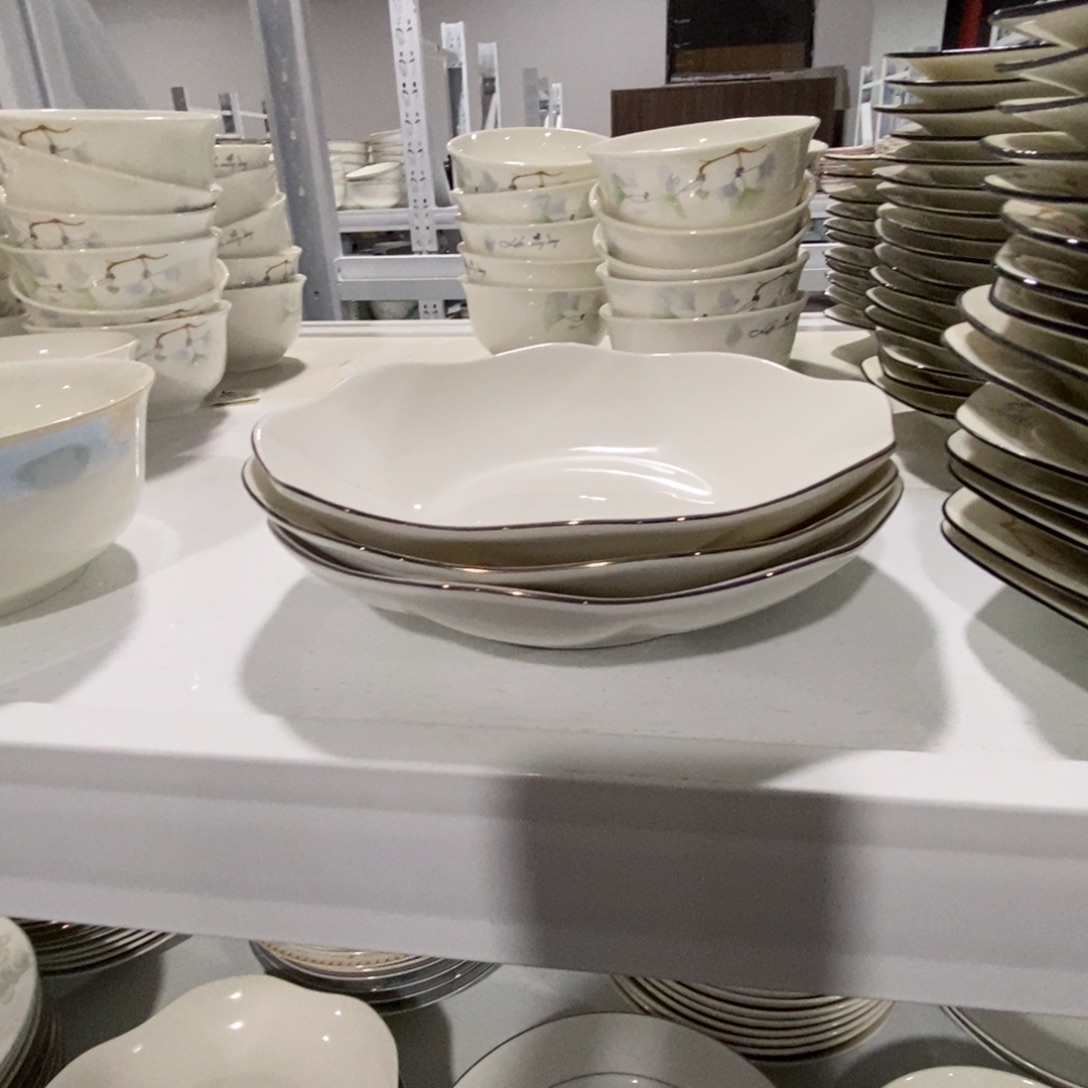 瓷金边花盘3个 福利款，最后3个