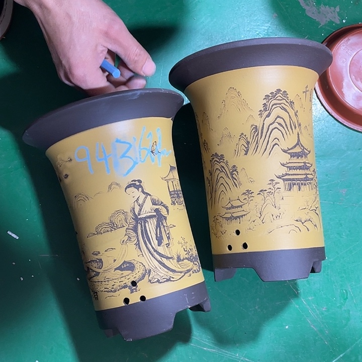 昆***哥紫砂花盆微瑕中号