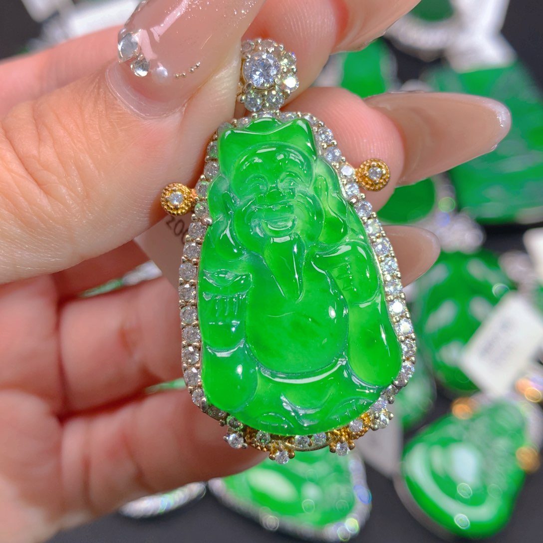 翡翠银S925镶嵌颈饰1111111111