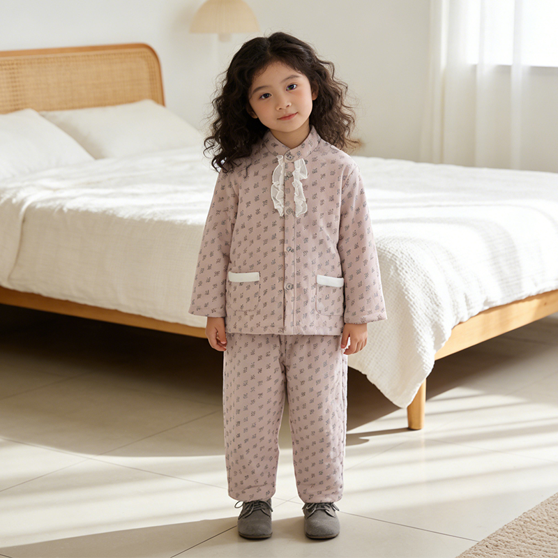 006儿童碎花家居服套装