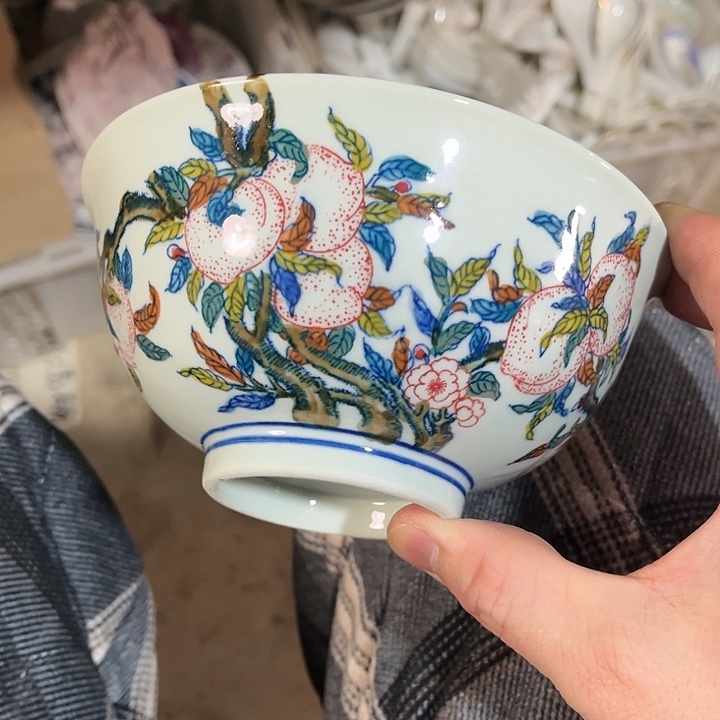 瓷片//////直径15厘米。绿。