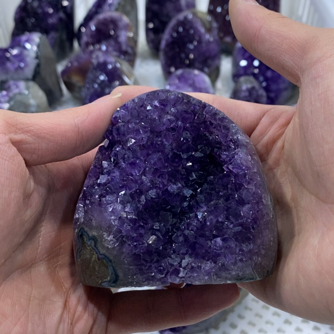 紫晶摆件摆件未镶嵌