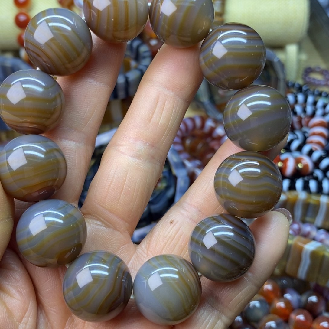 玛瑙/玉髓手链未镶嵌用****6