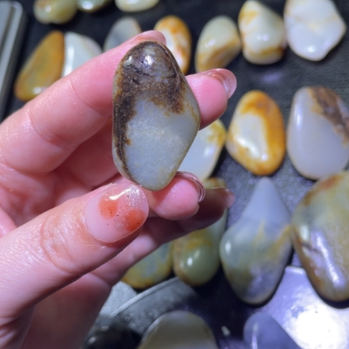 【闪购商品】颈饰未镶嵌和田玉金*花