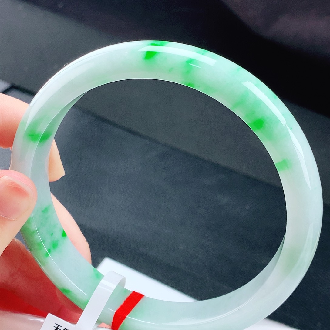 未镶嵌手镯翡翠77圈