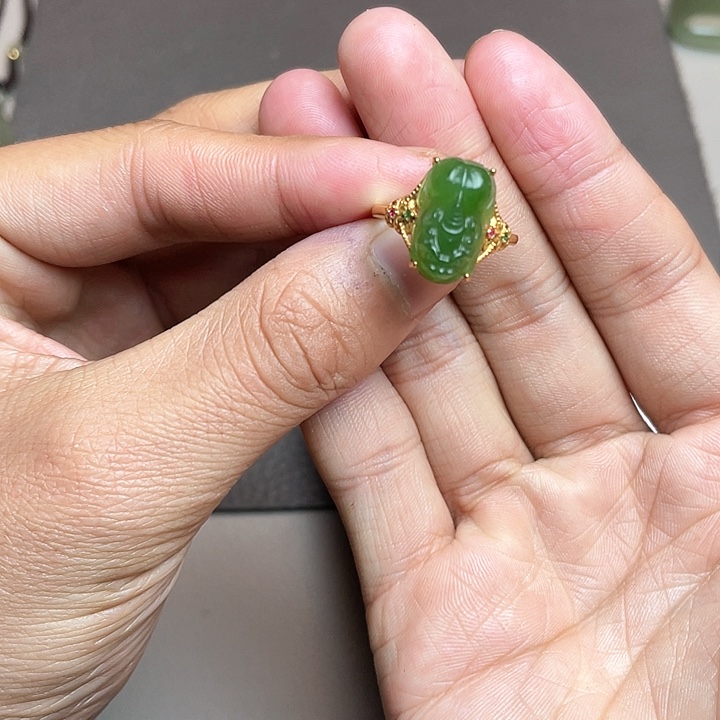 和田玉颈饰银S925镶嵌