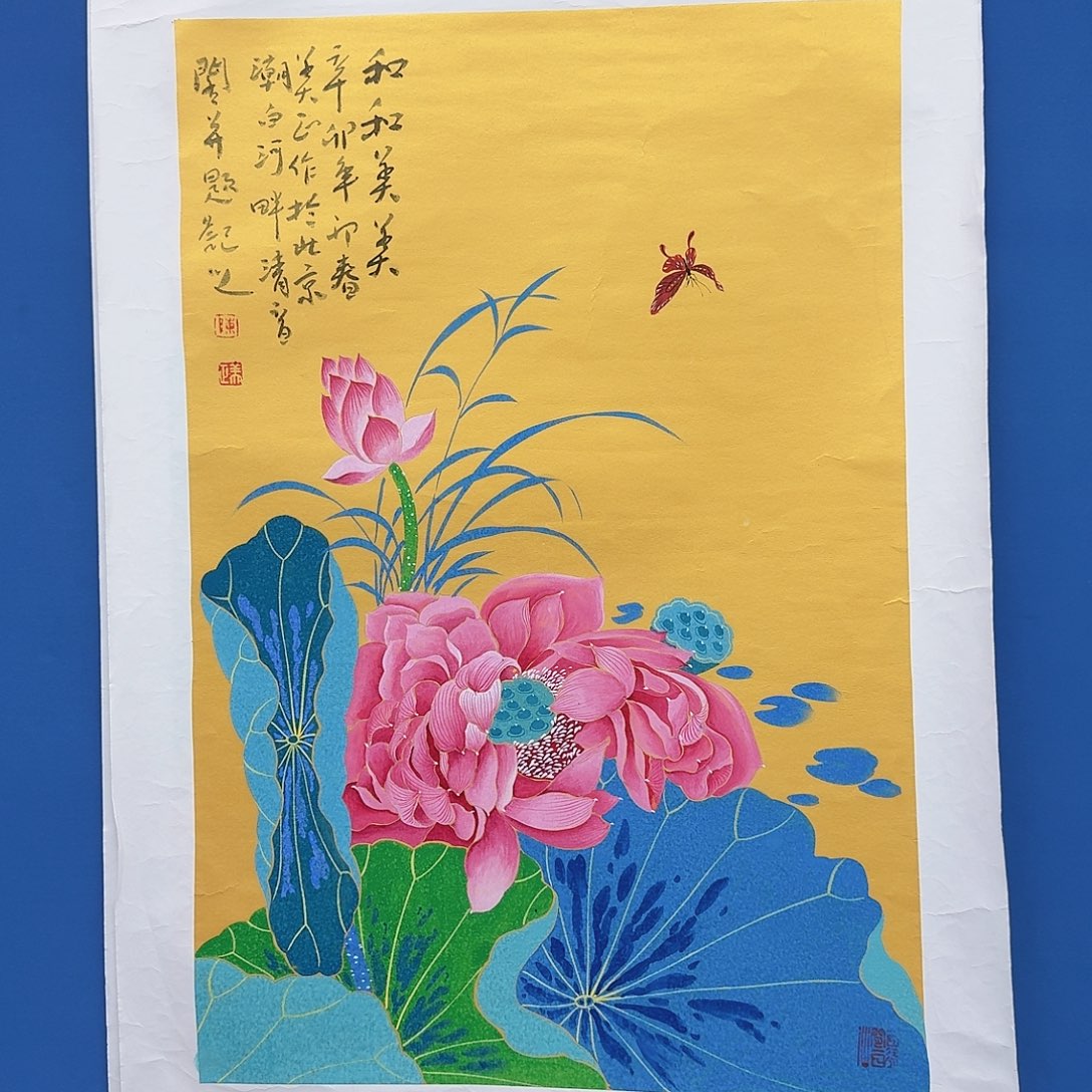 国画多次参加国内外大型