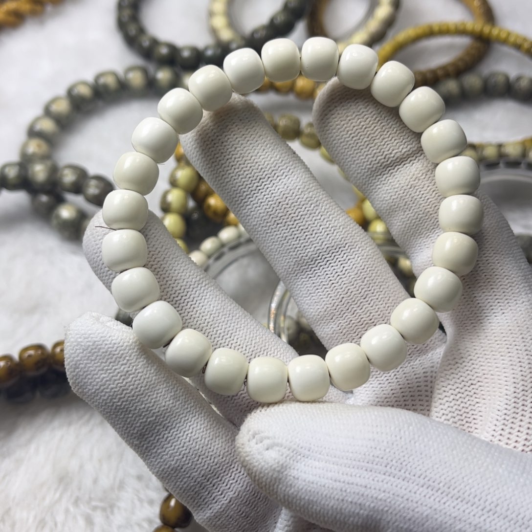 星月菩提手串原生态白玉菩提