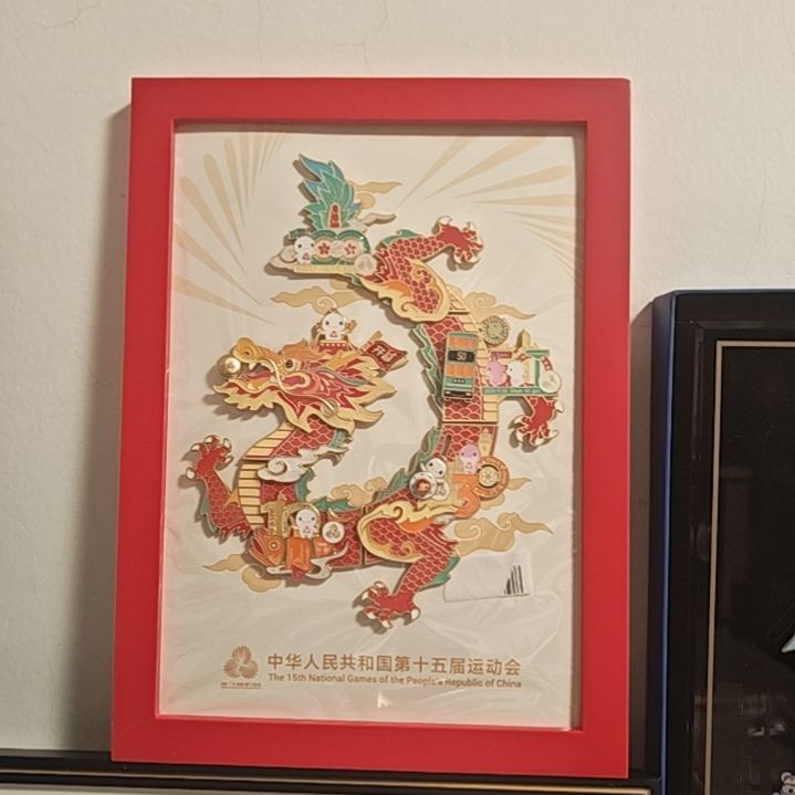 拼龙徽章套装五枚同号送框卡纸编号0278