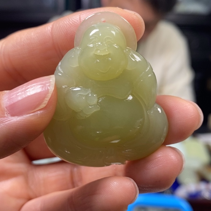 和田玉挂件未镶嵌阿****）