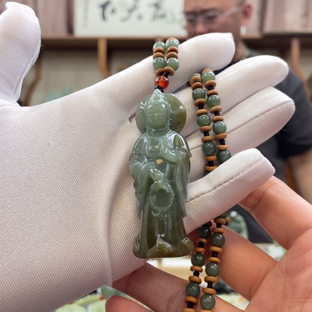 和田玉吊坠未镶嵌用****4