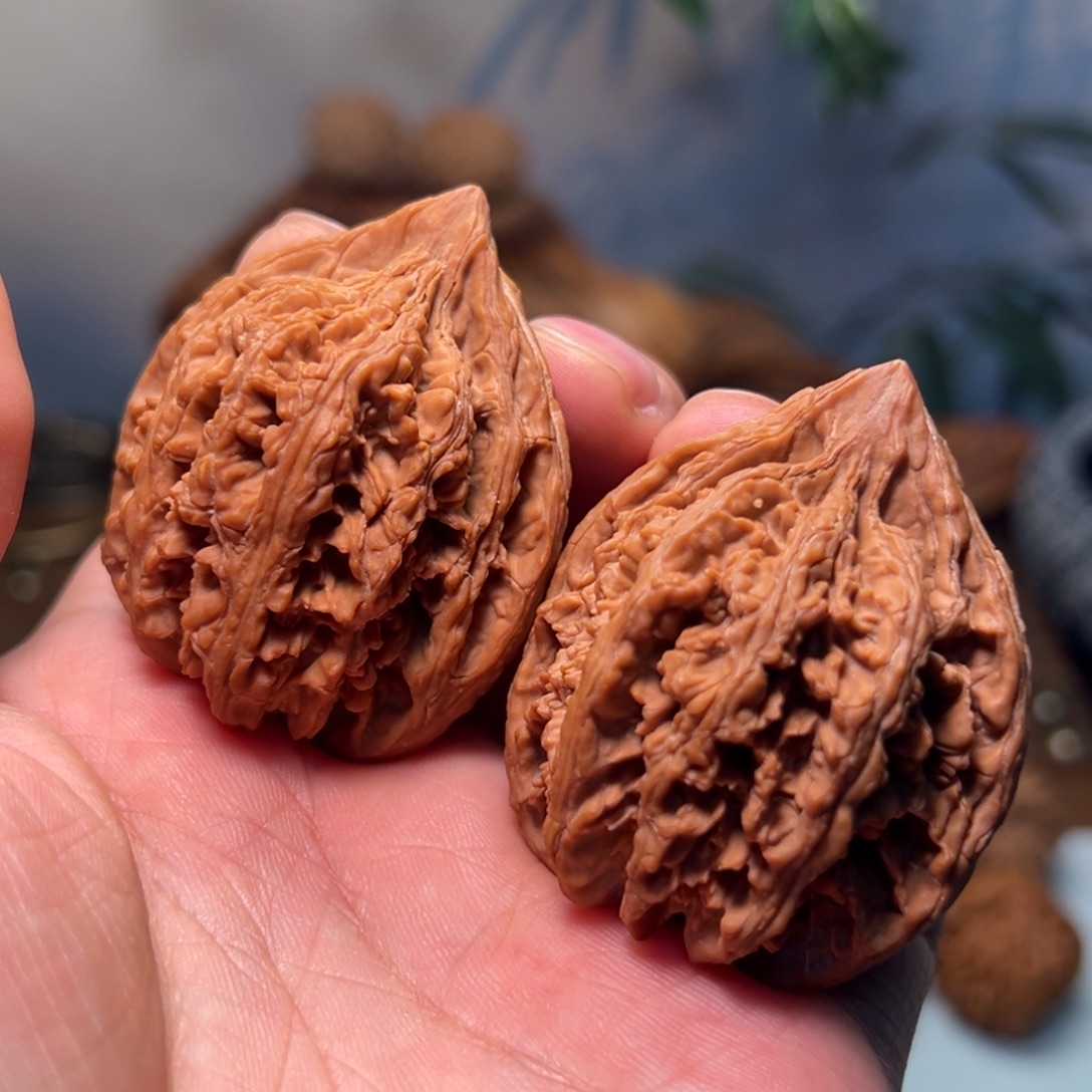 燚***坤文玩核桃吊坠七星龙渊