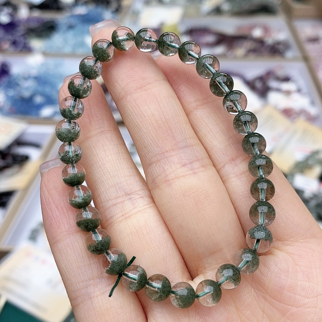 水晶手链未镶嵌6m+ 绿幽灵