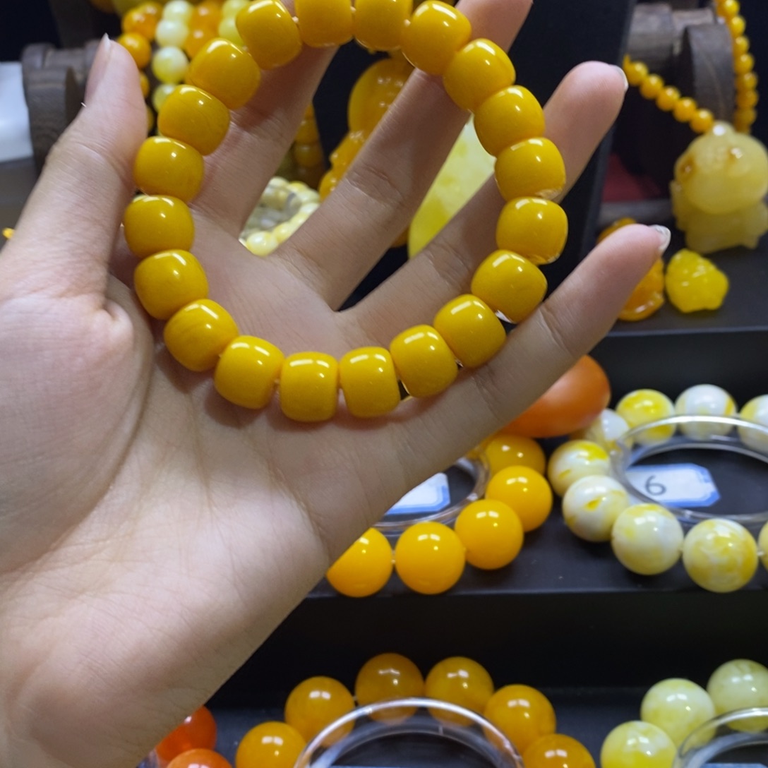 听***质非金属全品无暇直切手串