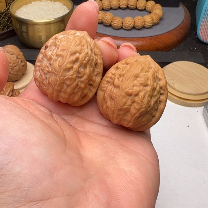 文玩核桃把件静37舍利子全品