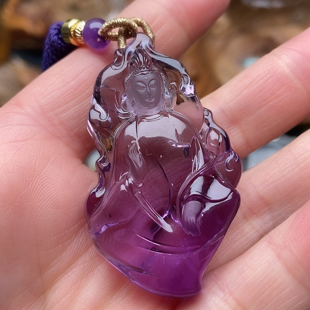 水晶天然水晶吊坠未镶嵌