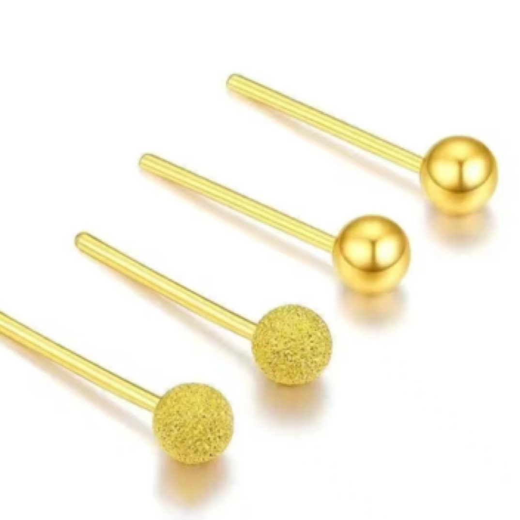 合金耳饰 【豆豆耳钉】