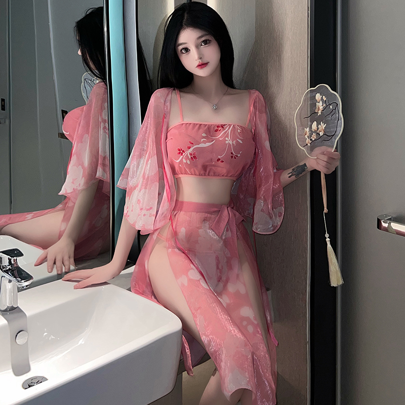 内衣女士套装诱惑古风汉服角色扮演樱花睡衣2391性感
