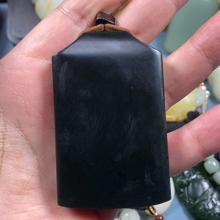 和田玉吊坠(不含链)未镶嵌心*