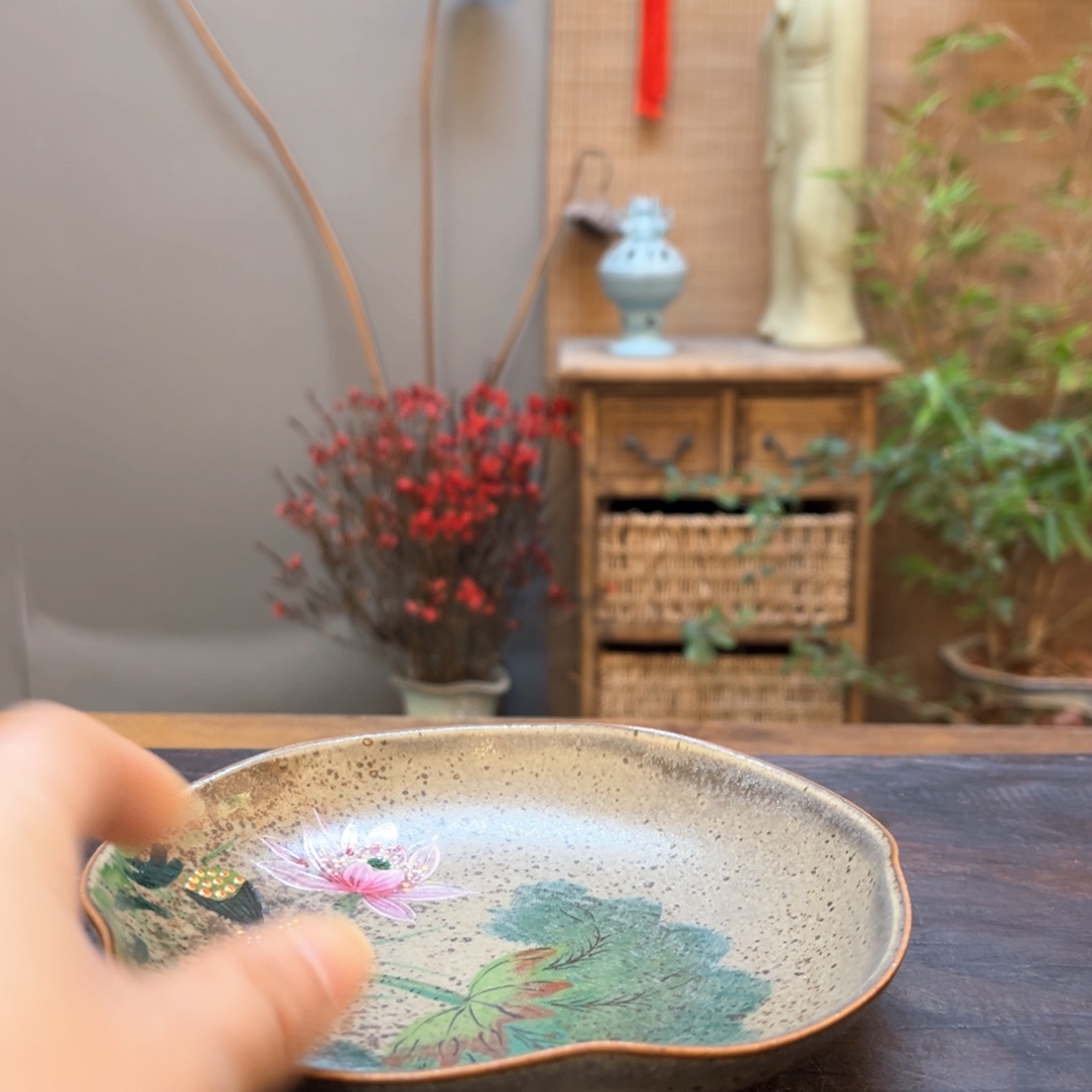 杯景德镇柴烧手绘陶瓷