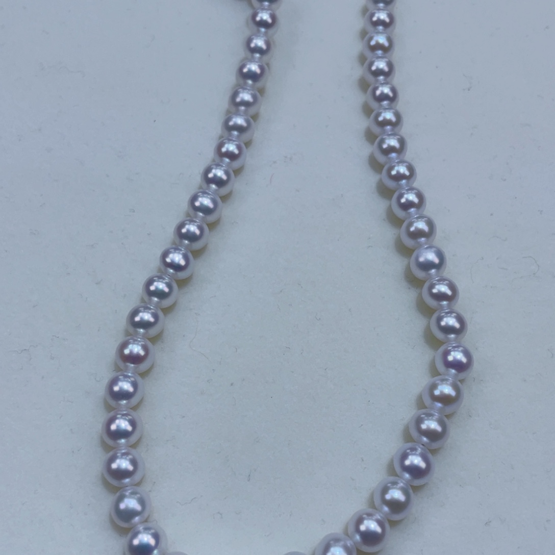 淡水珍珠颈饰银S925镶嵌