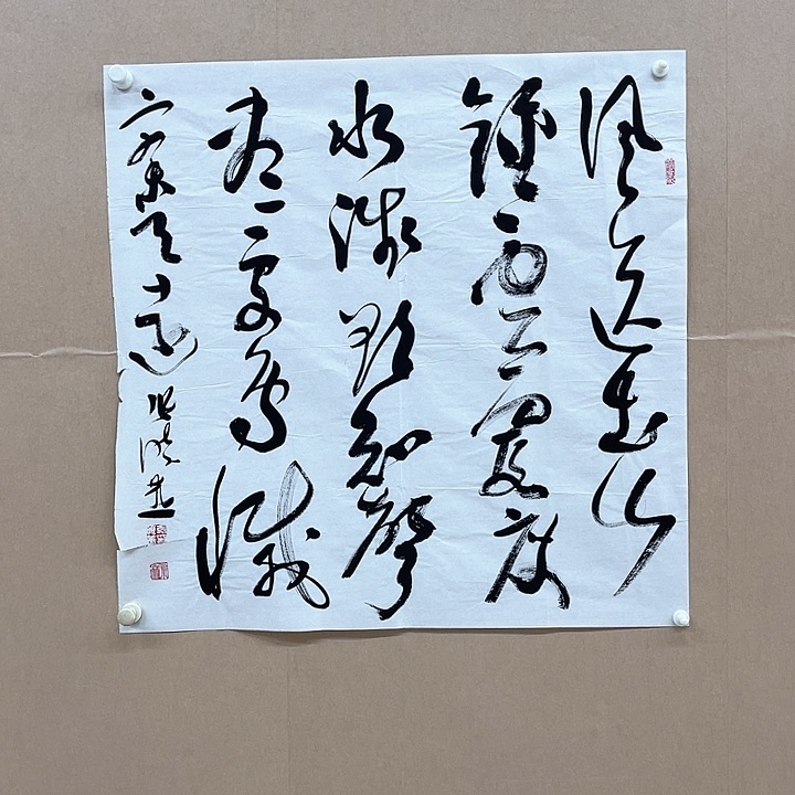 书法张晓燕68*68㎝甘肃LS