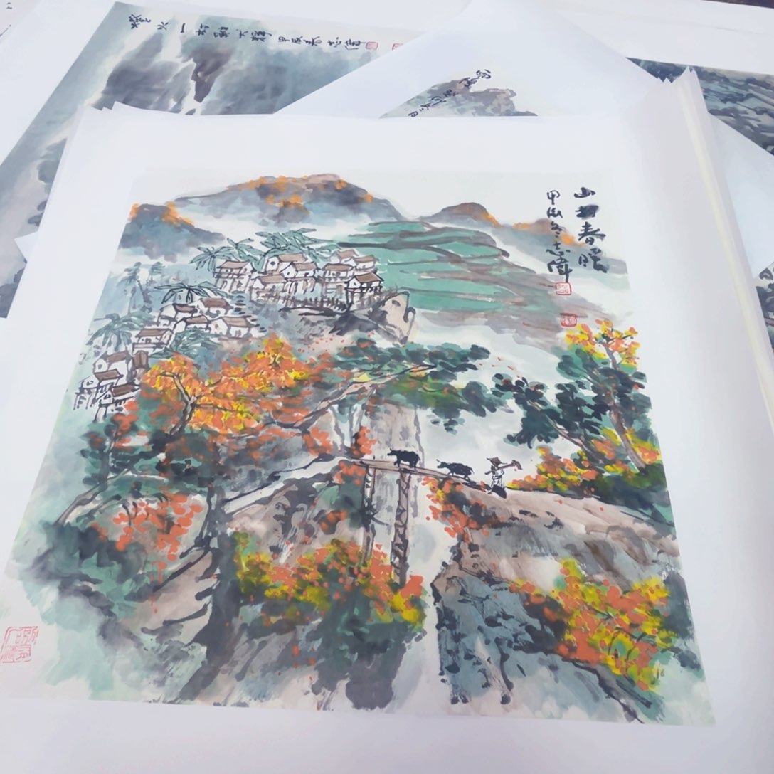 国画王志伟老师50斗方1111