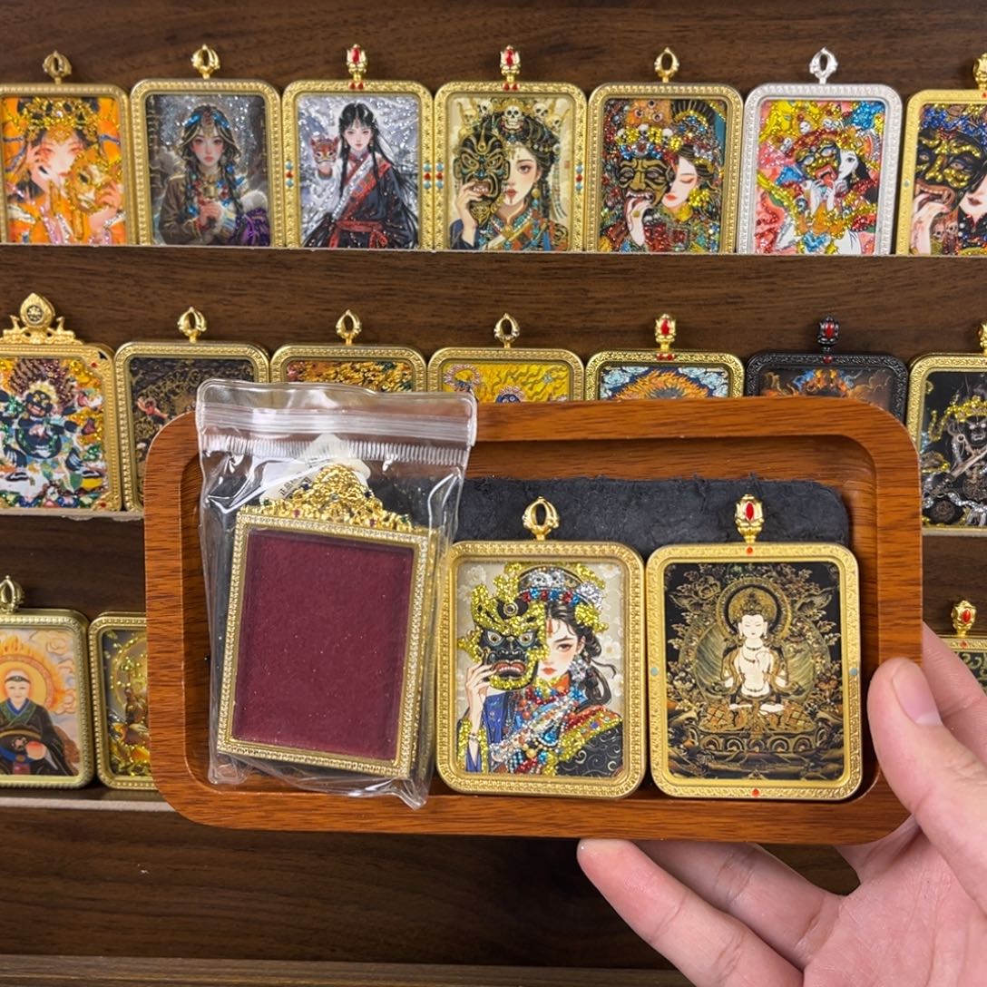 唐卡双面唐卡大势至