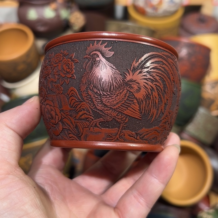 紫砂茶杯宜兴紫砂主人杯