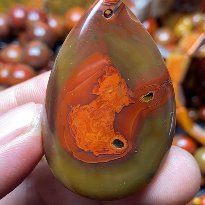 玛瑙/玉髓吊坠未镶嵌