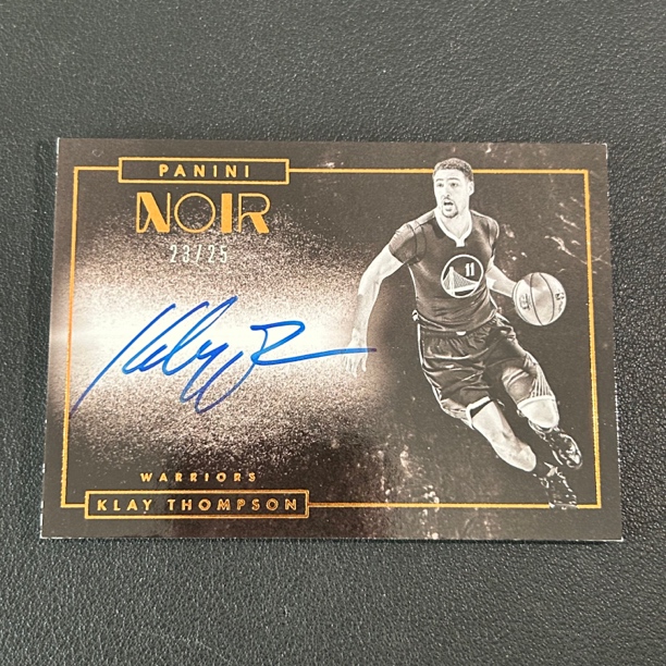帕尼尼 克莱 汤普森 noir 25编 卡签 勇士 高端 金平行