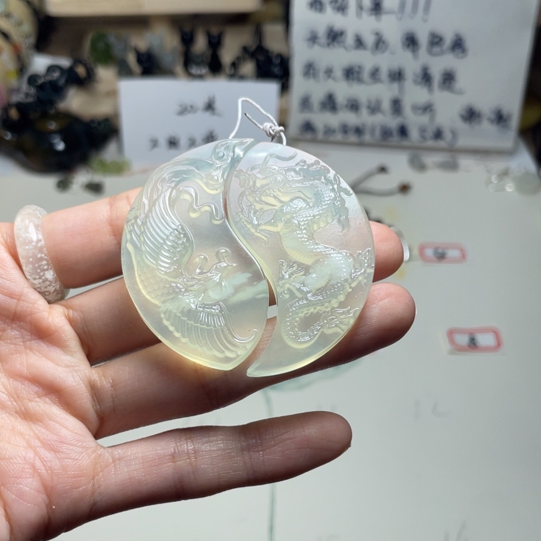 蛇纹石玉颈饰未镶嵌你**到清货 不退不换