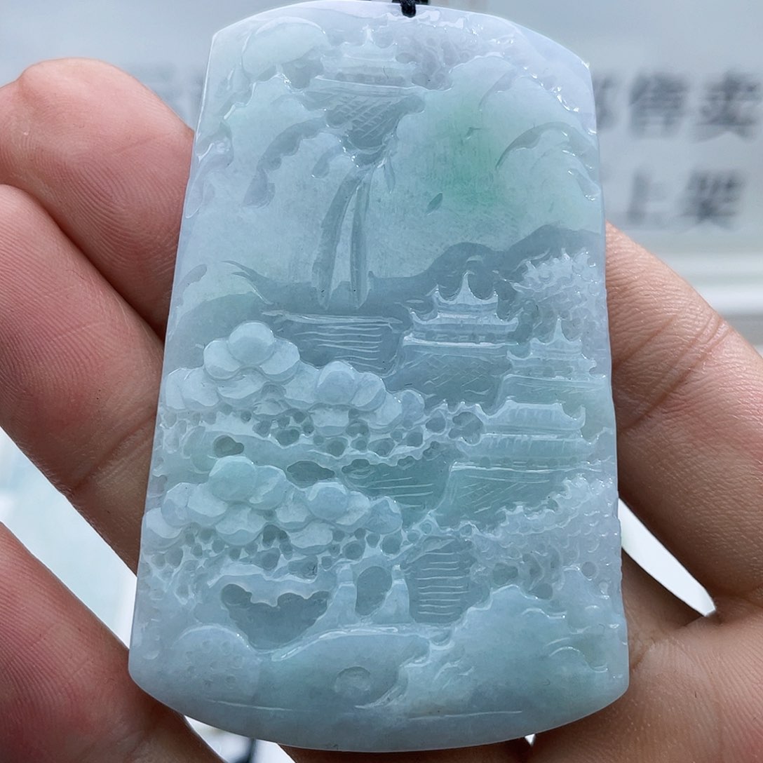 颈饰未镶嵌翡翠翡翠