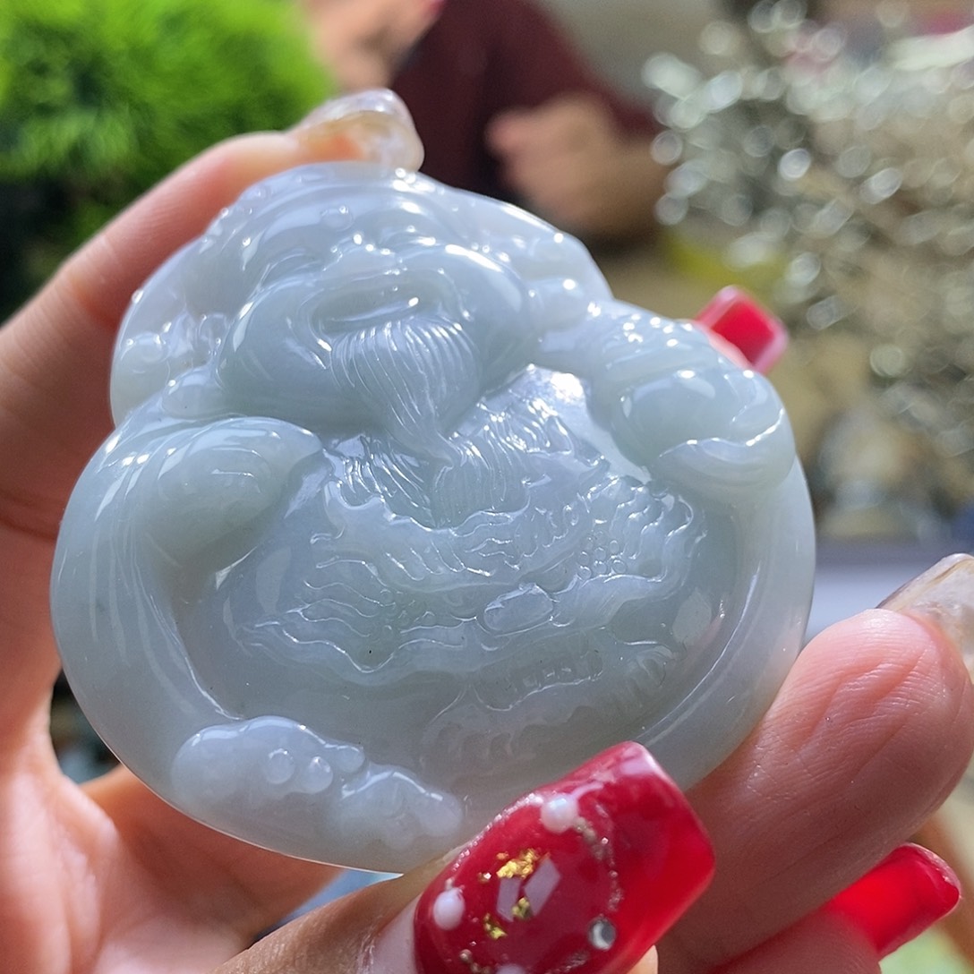 【闪购商品】翡翠颈饰未镶嵌财神