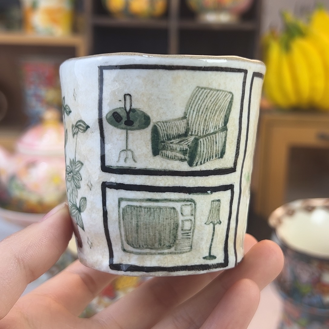 瓷原创手绘高温釉下彩