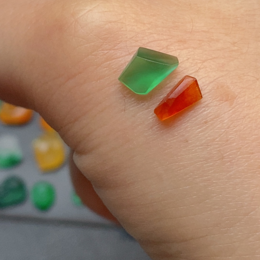 定制翡翠未镶嵌切割面