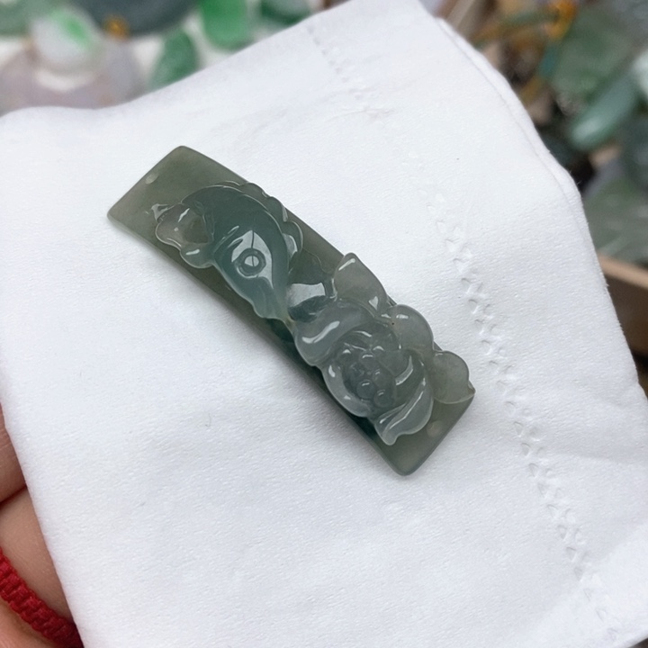 翡翠未镶嵌颈饰天然缅甸翡翠