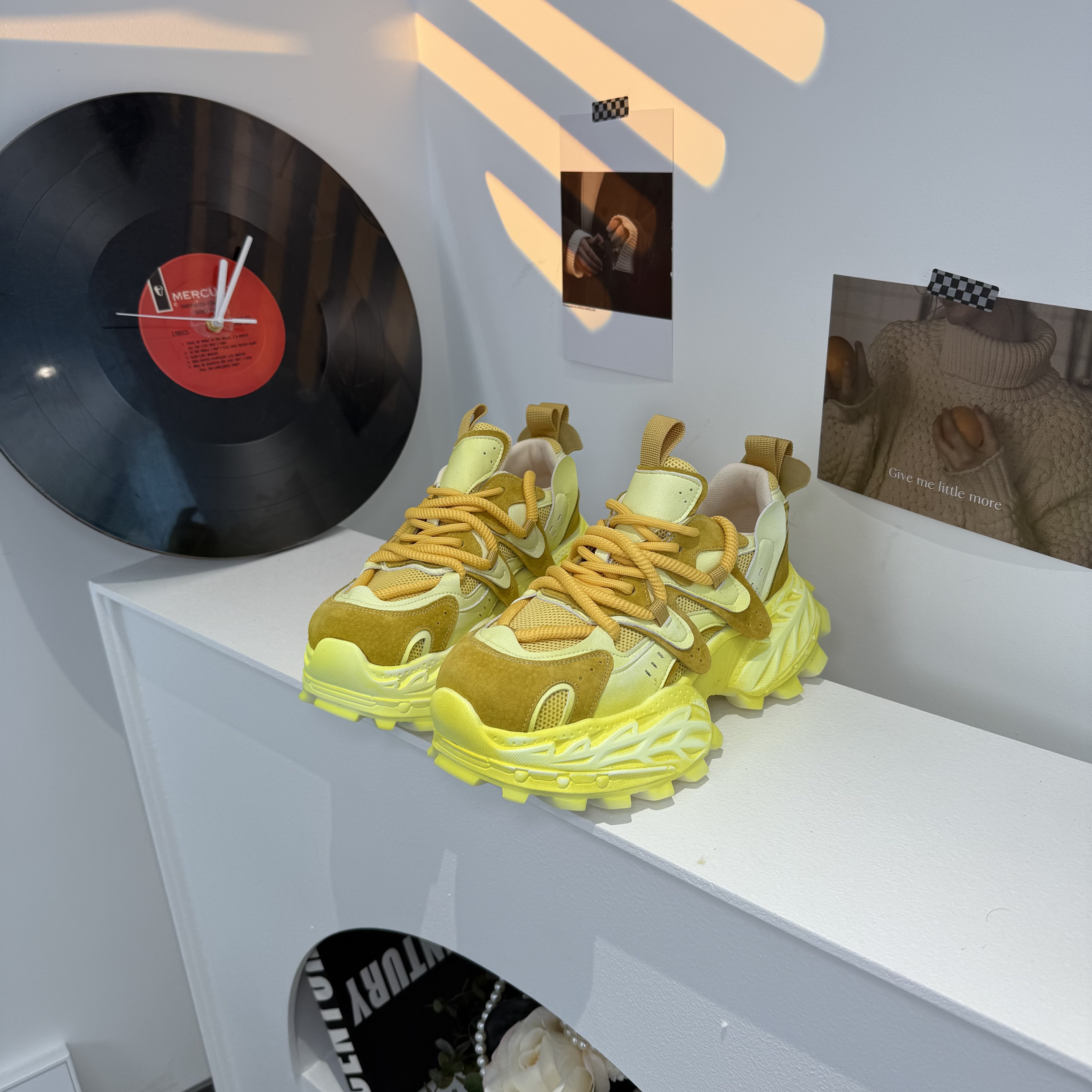 【BVBV】欧货水洗做旧重工老爹鞋女新款网面透气百搭休闲运动女鞋