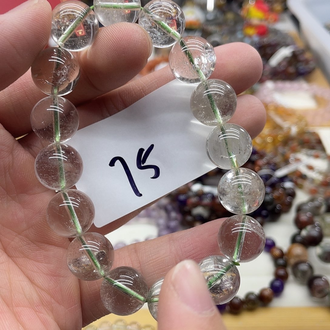 未镶嵌水晶手链天然