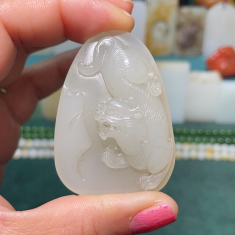 和田玉挂件未镶嵌