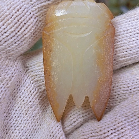 和田玉（糖玉）挂件未镶嵌