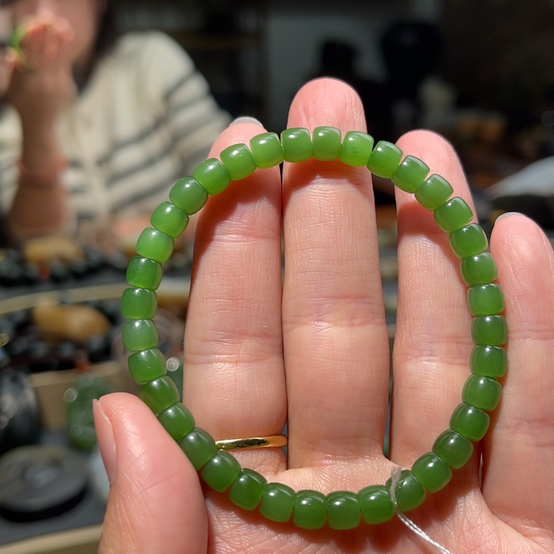 和田玉手链未镶嵌